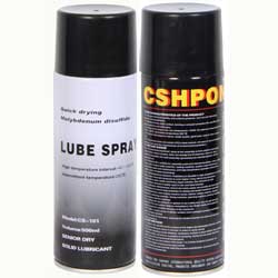 Quick drying molybdenum disulfide lubricant spray