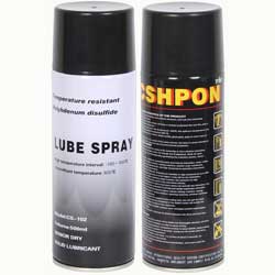 High temperature resistant molybdenum disulfide spray